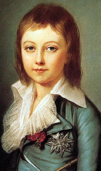 Alexander Kucharsky Portrait of Dauphin Louis Charles of France